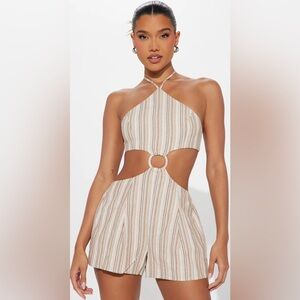 Fashion Nova call me when you want romper NWT size Small